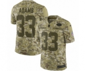 Men's Nike New York Jets #33 Jamal Adams Limited Camo 2018 Salute to Service NFL Jersey