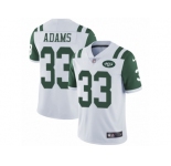 Men's Nike New York Jets #33 Jamal Adams Vapor Untouchable Limited White NFL Jersey