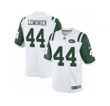 Men's Nike New York Jets #44 Corey Lemonier Limited White NFL Jersey