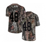 Men's Nike New York Jets #48 Jordan Jenkins Limited Camo Rush Realtree NFL Jersey