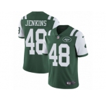 Men's Nike New York Jets #48 Jordan Jenkins Vapor Untouchable Limited Green Team Color NFL Jersey