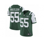 Men's Nike New York Jets #55 Lorenzo Mauldin Vapor Untouchable Limited Green Team Color NFL Jersey