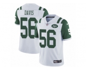 Men's Nike New York Jets #56 DeMario Davis White Vapor Untouchable Limited Player NFL Jersey