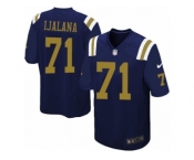 Men's Nike New York Jets #71 Ben Ijalana Limited Navy Blue Alternate NFL Jersey
