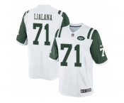 Men's Nike New York Jets #71 Ben Ijalana Limited White NFL Jersey
