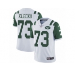 Men's Nike New York Jets #73 Joe Klecko Vapor Untouchable Limited White NFL Jersey