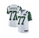 Men's Nike New York Jets #77 James Carpenter Vapor Untouchable Limited White NFL Jersey