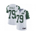 Men's Nike New York Jets #79 Brent Qvale Vapor Untouchable Limited White NFL Jersey