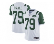 Men's Nike New York Jets #79 Brent Qvale Vapor Untouchable Limited White NFL Jersey