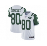 Men's Nike New York Jets #80 Wayne Chrebet Vapor Untouchable Limited White NFL Jersey