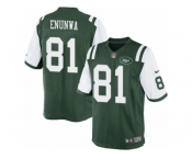 Men's Nike New York Jets #81 Quincy Enunwa Limited Green Team Color NFL Jersey