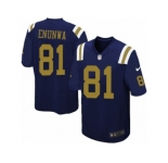 Men's Nike New York Jets #81 Quincy Enunwa Limited Navy Blue Alternate NFL Jersey