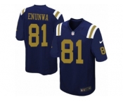 Men's Nike New York Jets #81 Quincy Enunwa Limited Navy Blue Alternate NFL Jersey