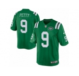 Men's Nike New York Jets #9 Bryce Petty Limited Green Rush NFL Jersey