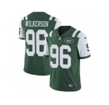 Men's Nike New York Jets #96 Muhammad Wilkerson Vapor Untouchable Limited Green Team Color NFL Jersey