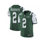 Nike New York Jets #2 Teddy Bridgewater Green Team Color Men Stitched NFL Vapor Untouchable Limited Jersey
