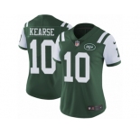 Women Nike New York Jets #10 Jermaine Kearse Green Team Color Vapor Untouchable Limited Player NFL Jersey