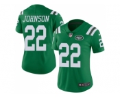 Women Nike New York Jets #22 Trumaine Johnson Green Stitched NFL Limited Rush Jersey