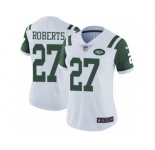 Women Nike New York Jets #27 Darryl Roberts White Vapor Untouchable Limited Player NFL Jersey