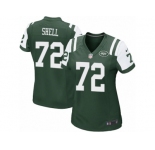 Women Nike New York Jets #72 Brandon Shell Game Green Team Color NFL Jersey