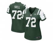 Women Nike New York Jets #72 Brandon Shell Game Green Team Color NFL Jersey