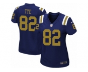 Women Nike New York Jets #82 Will Tye Game Navy Blue Alternate NFL Jersey