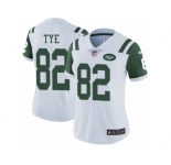 Women Nike New York Jets #82 Will Tye White Vapor Untouchable Limited Player NFL Jersey
