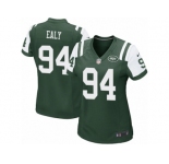 Women Nike New York Jets #94 Kony Ealy Game Green Team Color NFL Jersey