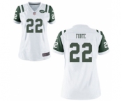 Women's New York Jets #22 Matt Forte White Jersey