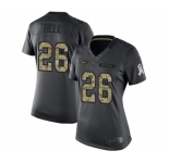 Women's New York Jets #26 Le'Veon Bell Limited Black 2016 Salute to Service Football Jersey