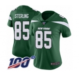 Women's New York Jets #85 Neal Sterling Green Team Color Vapor Untouchable Limited Player 100th Season Football Jersey