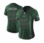 Women's New York Jets #96 Henry Anderson Limited Green Rush Drift Fashion Football Jersey