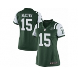 Women's Nike New York Jets #15 Josh McCown Limited Green Team Color NFL Jersey