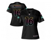 Women's Nike New York Jets #16 Myles White Game Black Fashion NFL Jersey