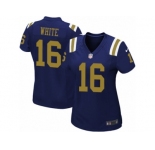 Women's Nike New York Jets #16 Myles White Limited Navy Blue Alternate NFL Jersey