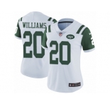 Women's Nike New York Jets #20 Marcus Williams Vapor Untouchable Limited White NFL Jersey
