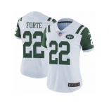 Women's Nike New York Jets #22 Matt Forte Vapor Untouchable Limited White NFL Jersey