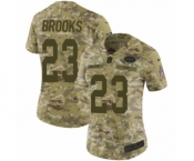 Women's Nike New York Jets #23 Terrence Brooks Limited Camo 2018 Salute to Service NFL Jersey