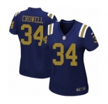 Women's Nike New York Jets #34 Isaiah Crowell Game Navy Blue Alternate NFL Jersey