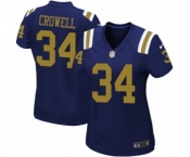 Women's Nike New York Jets #34 Isaiah Crowell Game Navy Blue Alternate NFL Jersey