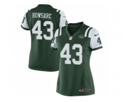 Women's Nike New York Jets #43 Julian Howsare Limited Green Team Color NFL Jersey
