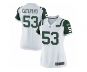 Women's Nike New York Jets #53 Mike Catapano Limited White NFL Jersey