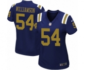 Women's Nike New York Jets #54 Avery Williamson Elite Navy Blue Alternate NFL Jersey