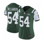 Women's Nike New York Jets #54 Avery Williamson Green Team Color Vapor Untouchable Limited Player NFL Jersey