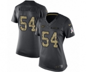 Women's Nike New York Jets #54 Avery Williamson Limited Black 2016 Salute to Service NFL Jersey