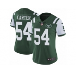 Women's Nike New York Jets #54 Bruce Carter Vapor Untouchable Limited Green Team Color NFL Jersey