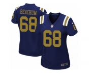 Women's Nike New York Jets #68 Kelvin Beachum Limited Navy Blue Alternate NFL Jersey