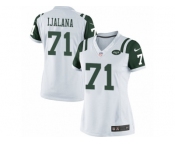 Women's Nike New York Jets #71 Ben Ijalana Limited White NFL Jersey