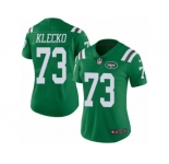 Women's Nike New York Jets #73 Joe Klecko Limited Green Rush NFL Jersey