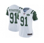Women's Nike New York Jets #91 Sheldon Richardson Vapor Untouchable Limited White NFL Jersey